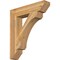 Ekena Millwork Legacy Slat Rough Sawn Bracket, Western Red Cedar, 6"W x 30"D x 34"H BKT06X30X34LEC06RWR - alternate 1